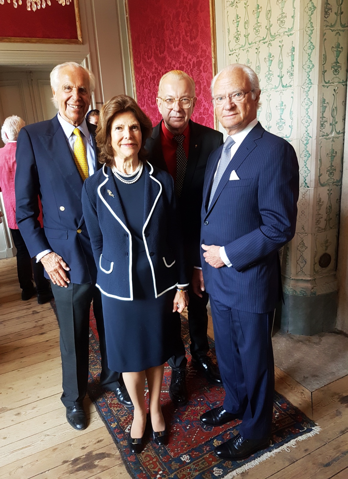 TD with Anders Wall and the King and Queen of Sweden 
